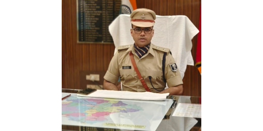 पूर्वी चंपारण के नये एसपी स्वर्ण प्रभात ने दिया योगदान